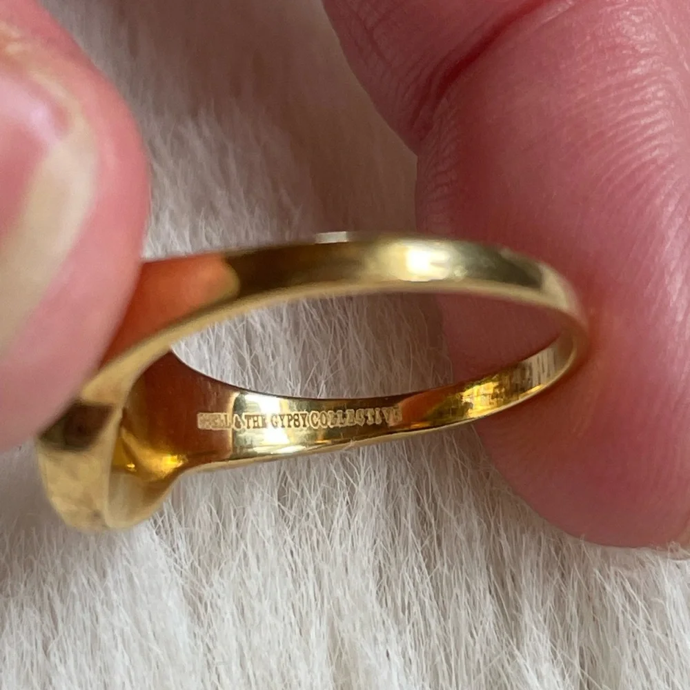 Spell | Gold Sagittarius Stargazer Zodiac Ring | 8 - Picture 9 of 13